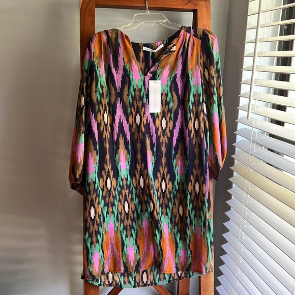NWT Collective Concepts Art Western Aztec Print Dress - Picture 1 of 8